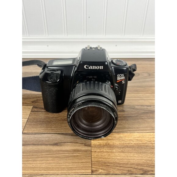 Canon EOS Rebel S II 35mm SLR Film Camera w/ lens. Tested, Working! - Picture 1 of 9